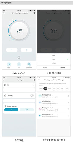 Tuya Smart Floor Heating Wifi Thermostat For Water Room Temperature Remote Controller Google Home\Aleax