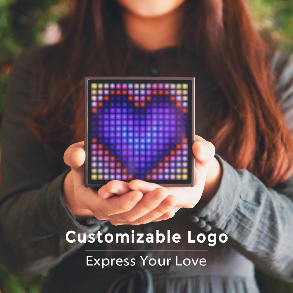 Divoom Timebox Evo speakers bluetooth wireless with Clock Alarm Programmable LED Display for Pixel Art Creation Unique Gift