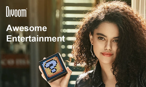 Divoom Timebox Evo – Bluetooth Speaker with Pixel Art LED Display & Clock
