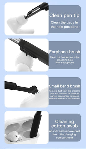 22 in1 Digital Cleaning Kit Phone Camera Laptop keyboard Cleaning Headset brush key Screen cleaner Dust Collector gift