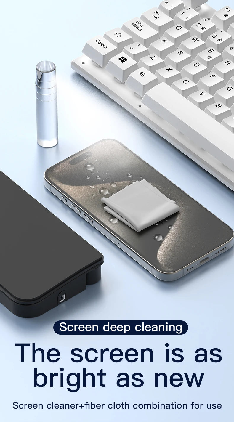 22 in1 Digital Cleaning Kit Phone Camera Laptop keyboard Cleaning Headset brush key Screen cleaner Dust Collector gift