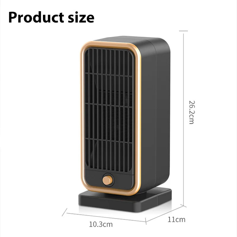 500W Portable Electric Heater PTC Hot Warm Air Blower Quick Heating For Home Room Heating Stoves Constant Temperature Fan Heater