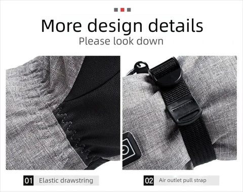 Skiing Heated Glove Rechargeable 5000Mah New Ski Electric Heated Gloves Winter Warm Moto Heated Gloves Warm Waterproof