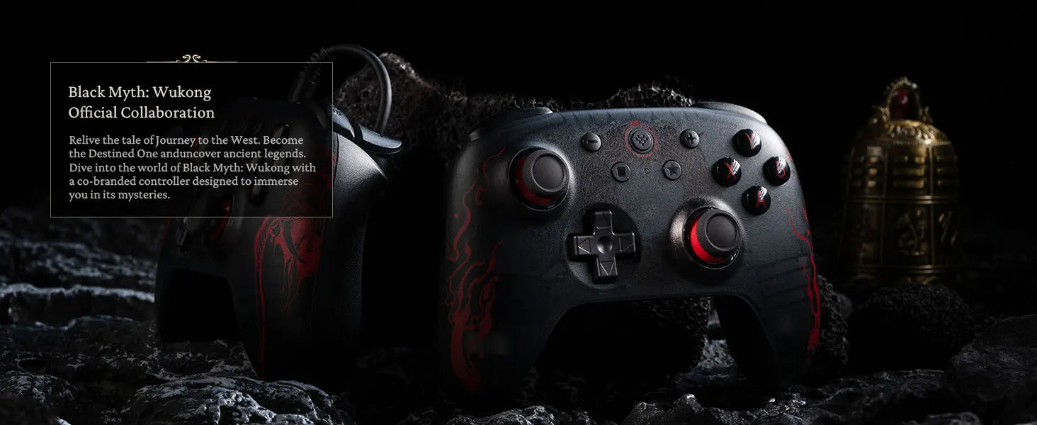 8BitDo & Black Myth : Wukong，Ultimate 2C Wireless 、Wired Gaming Controller for PC, Windows, Steam Deck, Raspberry Pi, Android