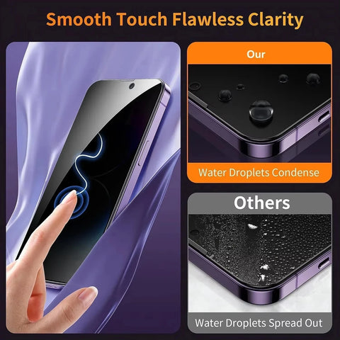 Privacy Screen Protector For iPhone 16 Pro 13 17 15 11 12 14 Pro Max 16e Mini Anti-spy Glass For iPhone SE 2022 8 7 Plus XR Air