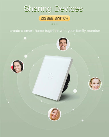 BSEED Zigbee 1/2/3Gang Wall Touch Switches Tuya Smart Life Alexa Control Plus EU Wall Socket USB Type-c Ports No Neutral Version