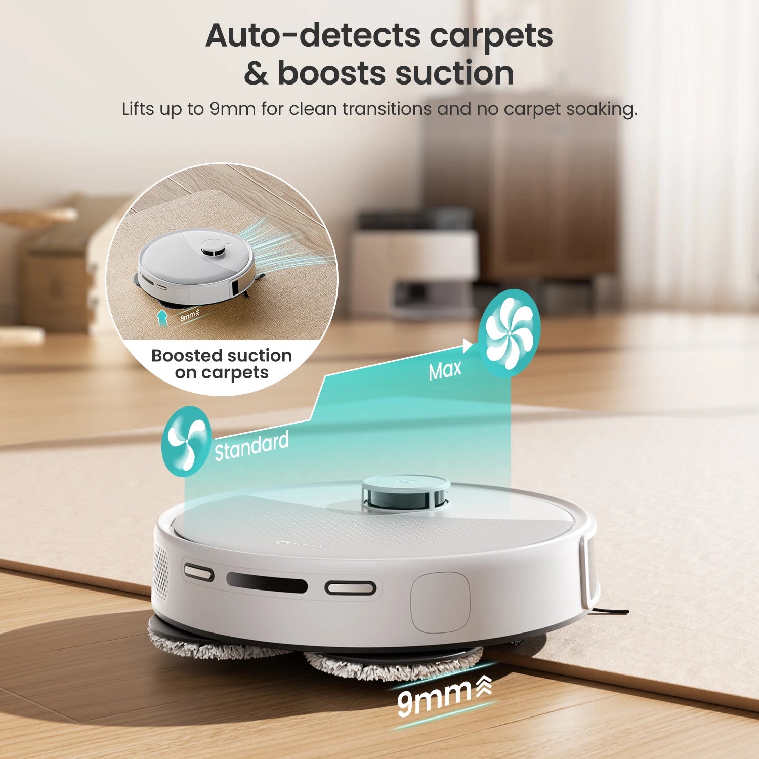 LEFANT M3L Robot Vacuum Cleaner, All-in-one Base Station,12000 Pa Suction 220 min Battery, DToF Navigation, Double Rotary Cloth