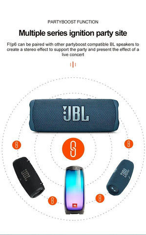 JBL FLIP 6 Waterproof Bluetooth Speaker