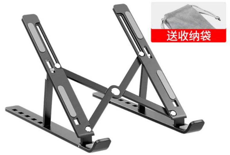Aluminum Alloy Laptop Holder Stand Adjustable Foldable Portable for Notebook Computer Bracket Lifting  Non-slip Holder