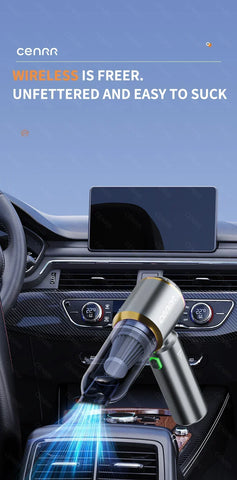 CENRR Cordless Car Vacuum Cleaner, Strong Suction