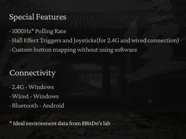 8BitDo & Black Myth : Wukong，Ultimate 2C Wireless 、Wired Gaming Controller for PC, Windows, Steam Deck, Raspberry Pi, Android