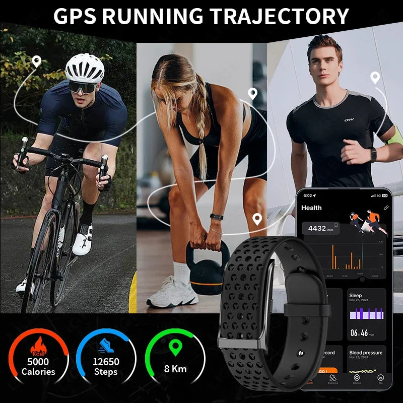 Smart Watch Men Women Fitness Smart Bracelet Sports Band Heart Rate Blood Pressure Monitor Waterproof Multifunction Watches