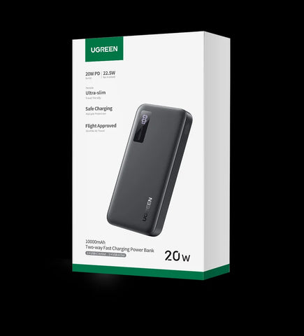 UGREEN 22.5W Power Bank Fast Charge 10000mAh Portable PowerBank for iPhone 15 Pro Max Xiaomi Huawei Phone External Battery PD20W
