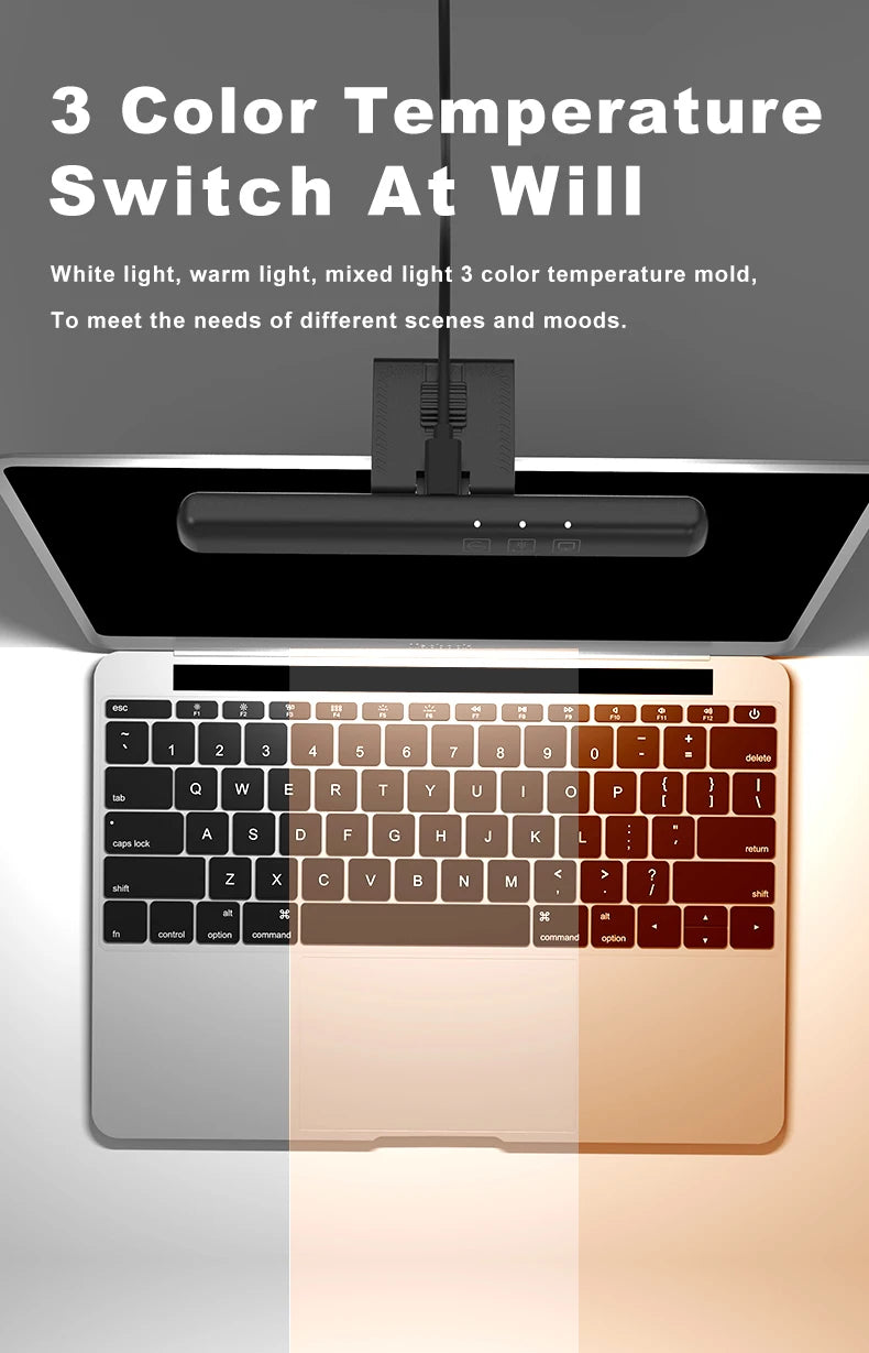 LED Computer Monitor Light Bar For Learning/Reading/Work Dimming Night Lighting Display Screen Hanging Lamp Eye Protection Lamp