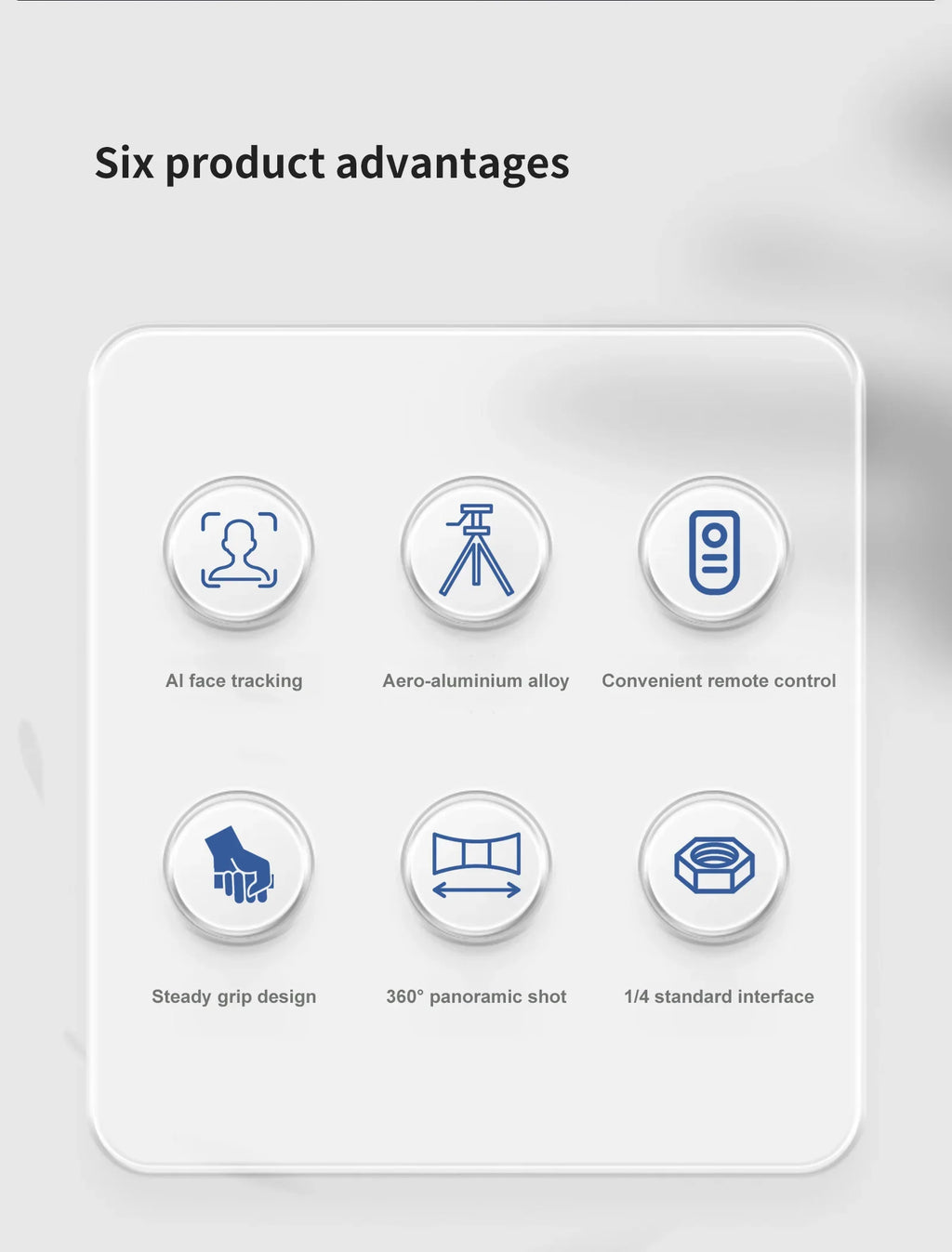 180cm70.9in Facial Tracking 360°Rotation Gimbals Stabilizer Selfie Stick Intelligent Phone Holder Tripod for Mobile Camera GoPro