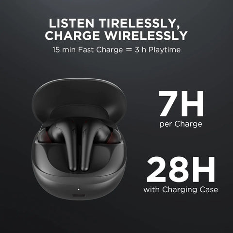 1MORE Aero Ear buds Noise Cancellation Bluetooth 5.2 flash-sale  Clear Calls 28h Playtime  Wireless Charging headset  electronic