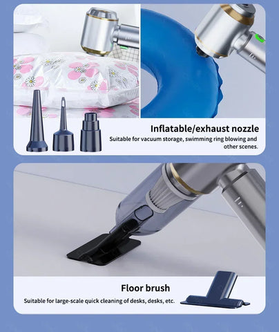 CENRR Cordless Car Vacuum Cleaner, Strong Suction