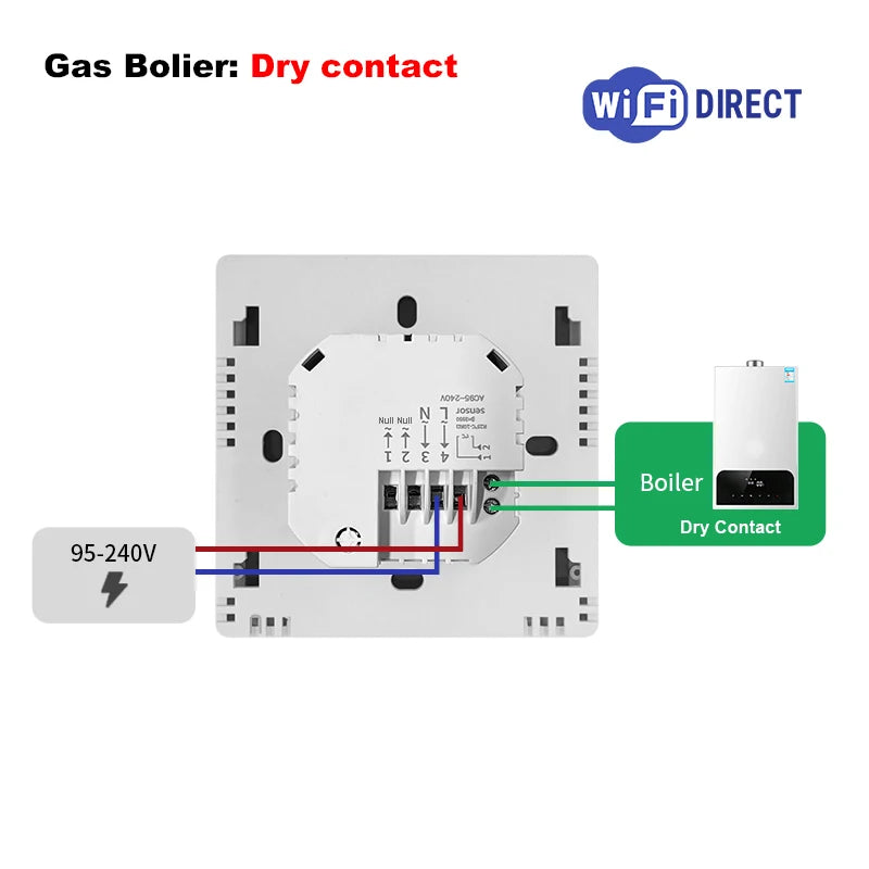 Tuya Smart Floor Heating Wifi Thermostat For Water Room Temperature Remote Controller Google Home\Aleax