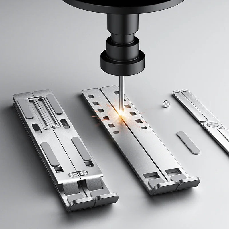 Aluminum Alloy Laptop Holder Stand Adjustable Foldable Portable for Notebook Computer Bracket Lifting  Non-slip Holder