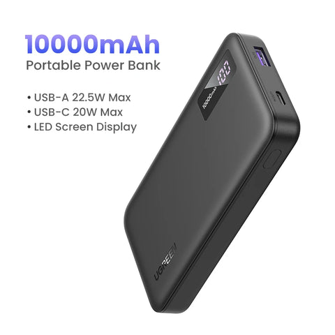 UGREEN 22.5W Power Bank Fast Charge 10000mAh Portable PowerBank for iPhone 15 Pro Max Xiaomi Huawei Phone External Battery PD20W
