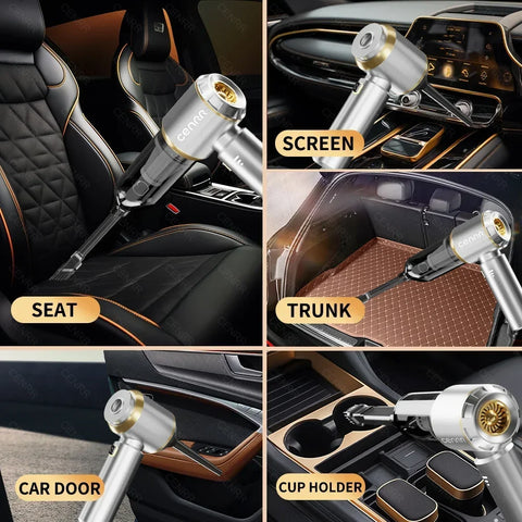 CENRR Cordless Car Vacuum Cleaner, Strong Suction