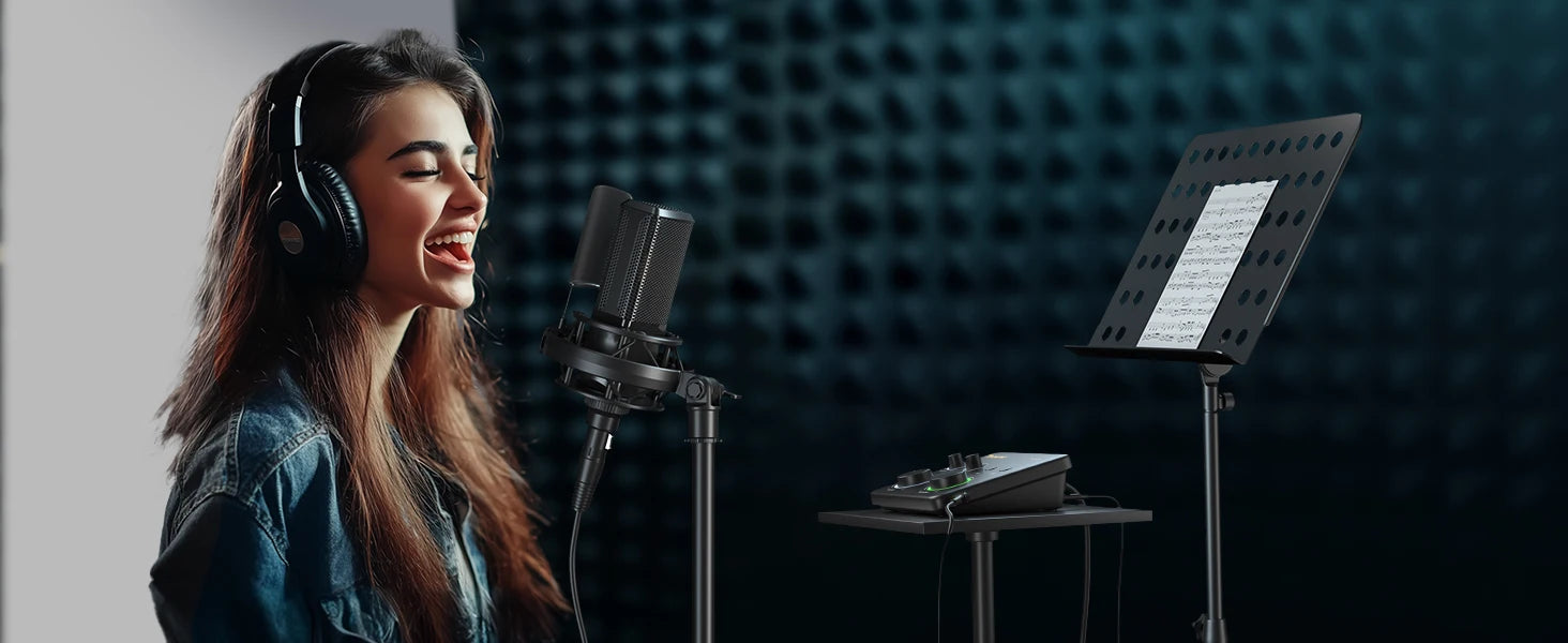 MAONO USB Audio Interface for PC,XLR Input 24-bit/192kHz Routing Software LOOPBACK ASIO for Recording Music,Guitar,DAW PS22 Lite