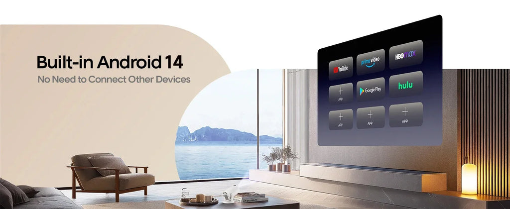 Magcubic Projector HY300 PRO 8K Android 14 Dual Wifi6 290ANSI Allwinner H726 BT5.4 1080P 1280*720P Home Cinema Outdoor Projetor