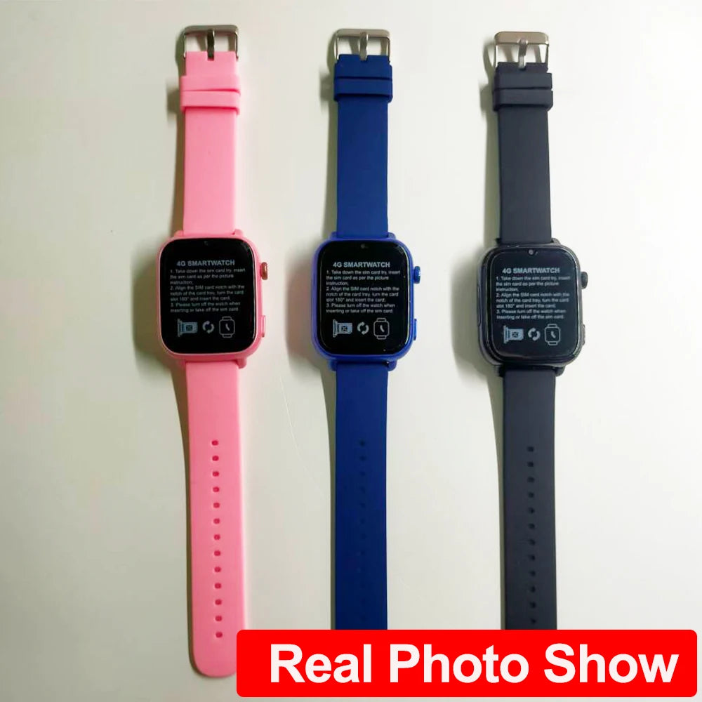 4G Smart Watch Kids GPS WIFI Video Call SOS APP Download Child Smartwatch Camera Monitor Tracker Location Phone Watch