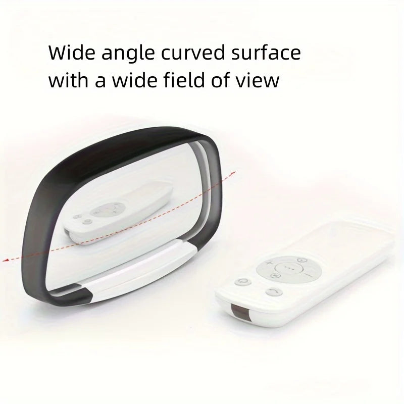 Universal Fit Front View Blind Spot Mirror with Convex Lens - 360° Adjustable