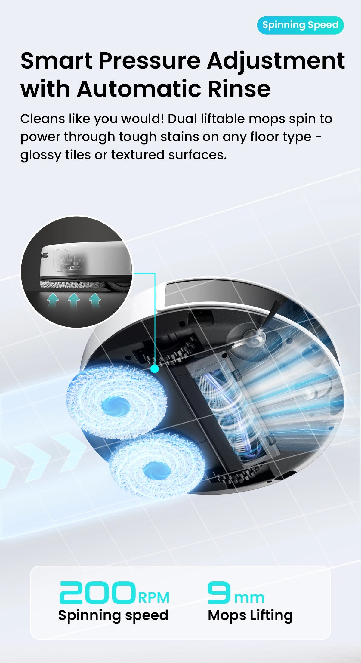 LEFANT M3 M3L Robot Vacuum Cleaner with Mapping, 12000Pa Suction, Emptying Station, Automatic Washing and Drying, DTOF Laser