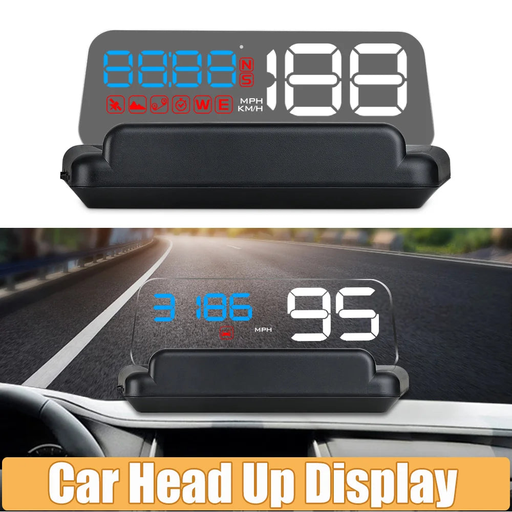 C500 OBD2 T900 GPS HUD Car Head-Up Display OBD Windshield Projector Speedometer Digital Auto Accessories Automotive Electronics