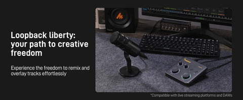 MAONO USB Audio Interface 24-bit/192kHz
