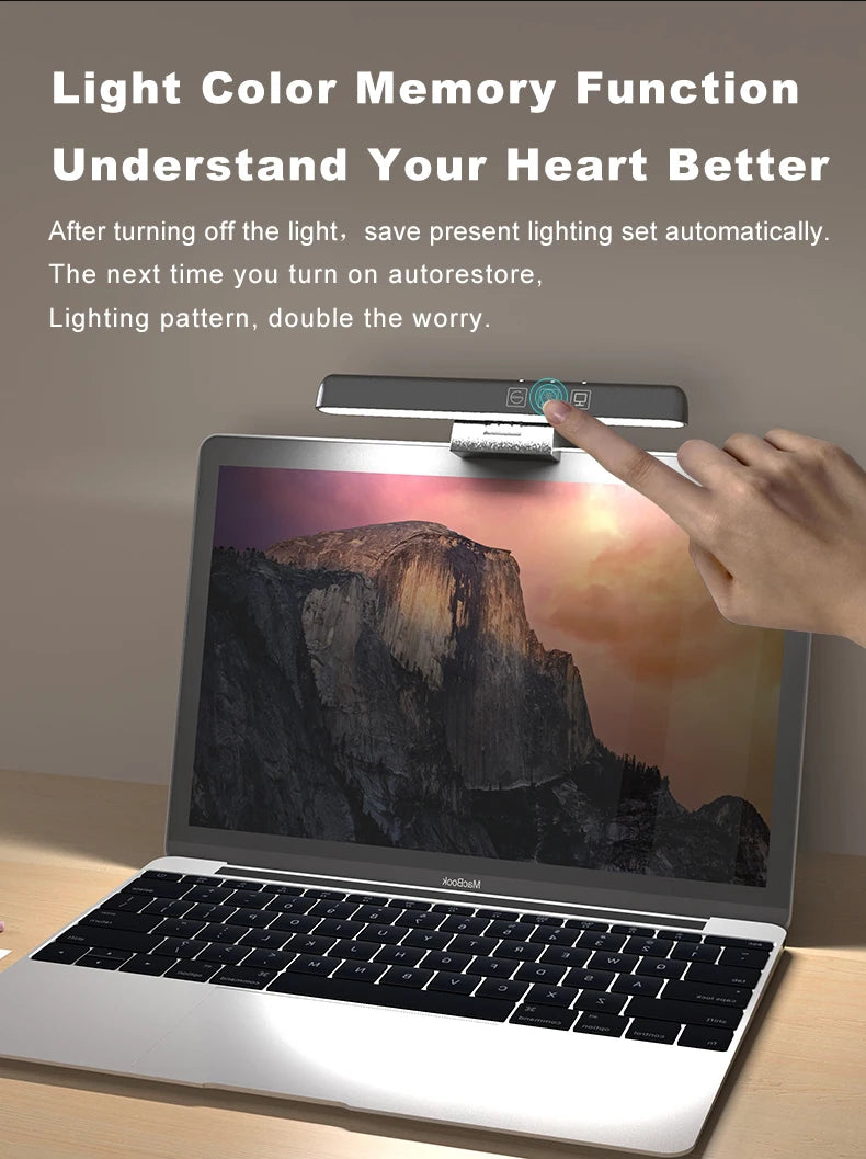 LED Computer Monitor Light Bar For Learning/Reading/Work Dimming Night Lighting Display Screen Hanging Lamp Eye Protection Lamp