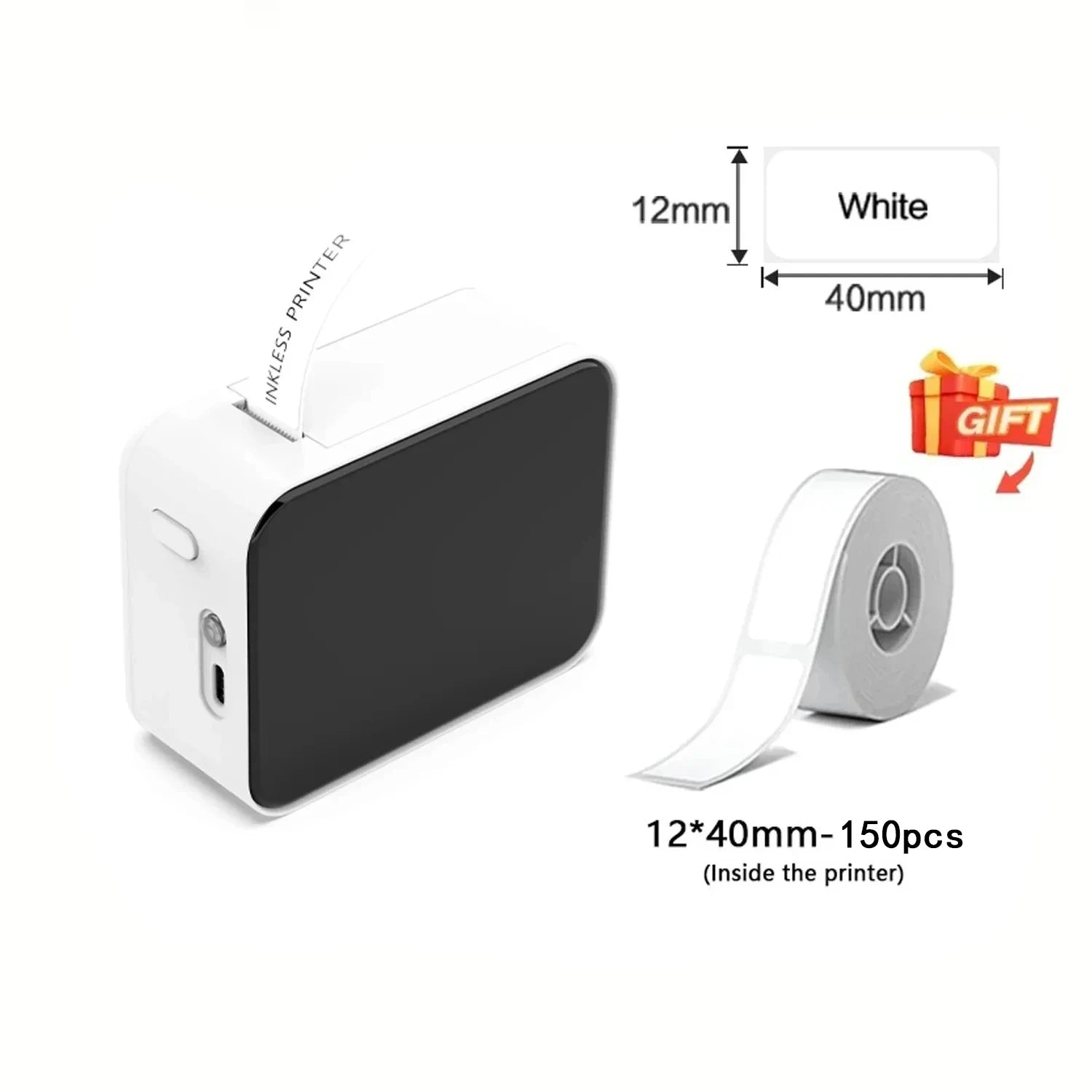 MarkLife P15 Mini Portable Thermal Printer Wireless Bluetooth-compatible Label Tag for Home Office Labeling Sticker Machine