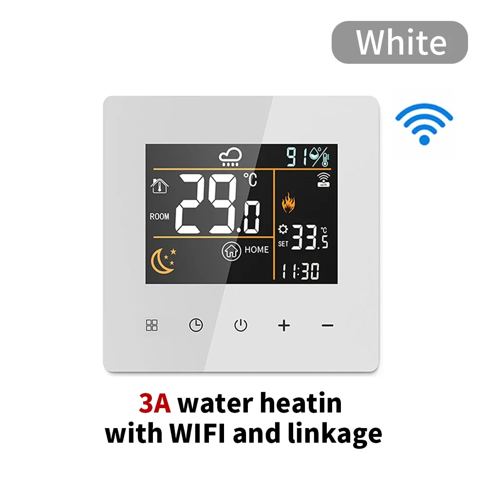 Tuya Smart WiFi Thermostat 3/16/25A Electric Gas Boiler Water Heating Temperature Controller Home Intelligent Heating Accessory