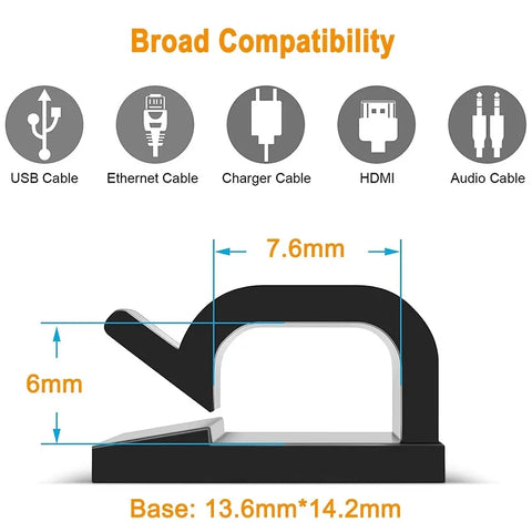 Auto-Grip Cable Organizer Set