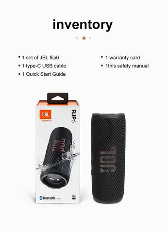 JBL FLIP 6 Waterproof Bluetooth Speaker