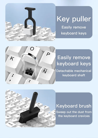 22 in1 Digital Cleaning Kit Phone Camera Laptop keyboard Cleaning Headset brush key Screen cleaner Dust Collector gift