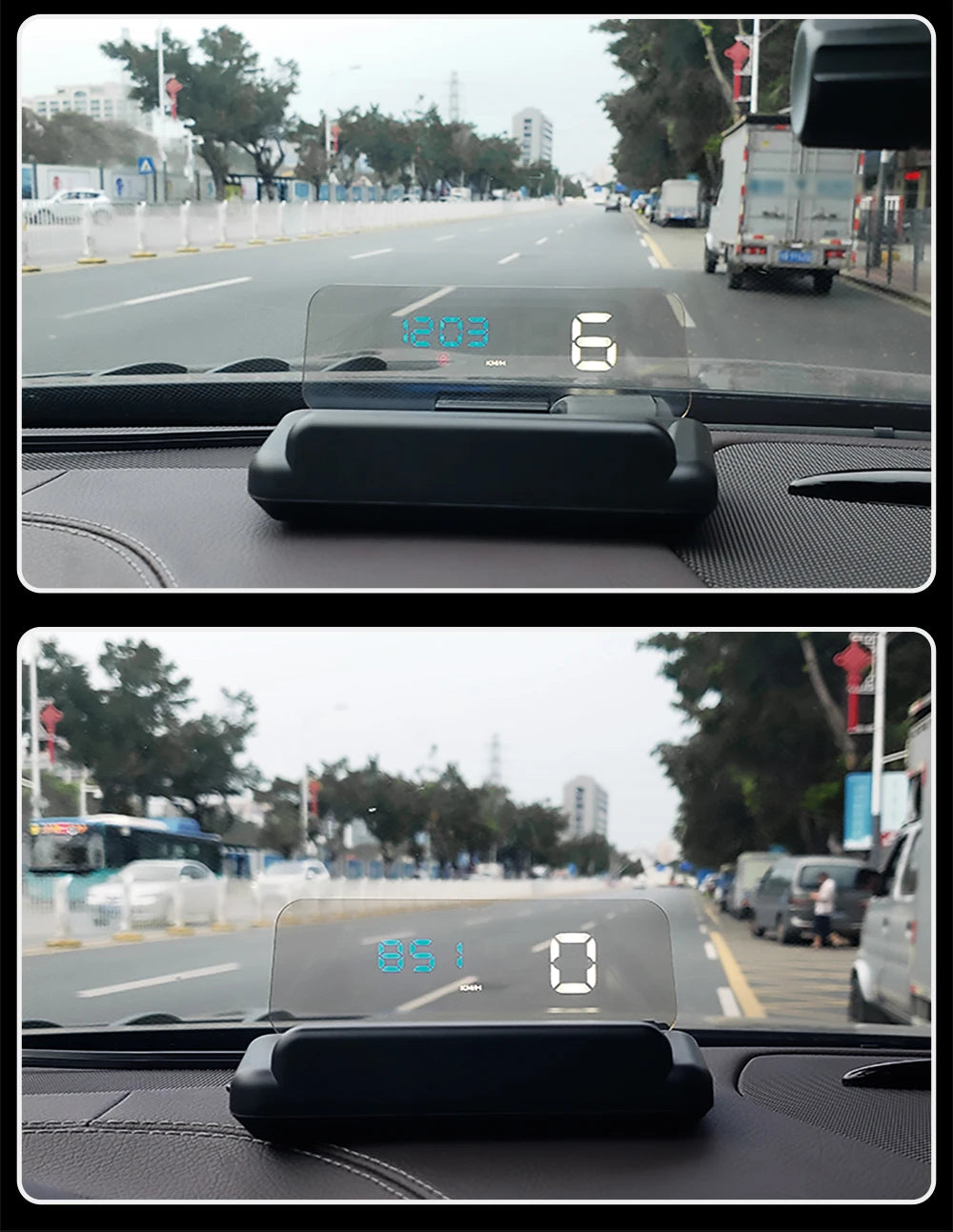 C500 OBD2 T900 GPS HUD Car Head-Up Display OBD Windshield Projector Speedometer Digital Auto Accessories Automotive Electronics