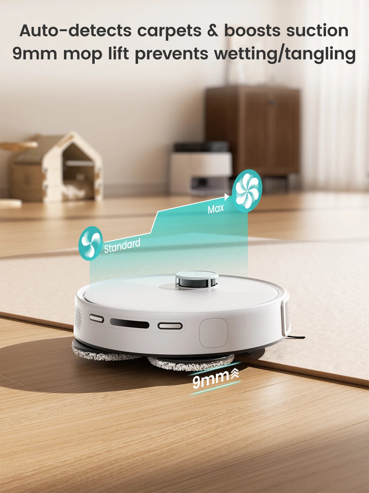 LEFANT M3 M3L Robot Vacuum Cleaner with Mapping, 12000Pa Suction, Emptying Station, Automatic Washing and Drying, DTOF Laser