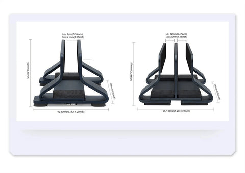 Vertical Laptop Stand Tool-Free Adjustable Aluminum Laptop Stand Holder Vertical Width From 0.35"-1.6" Support Almost All Laptop