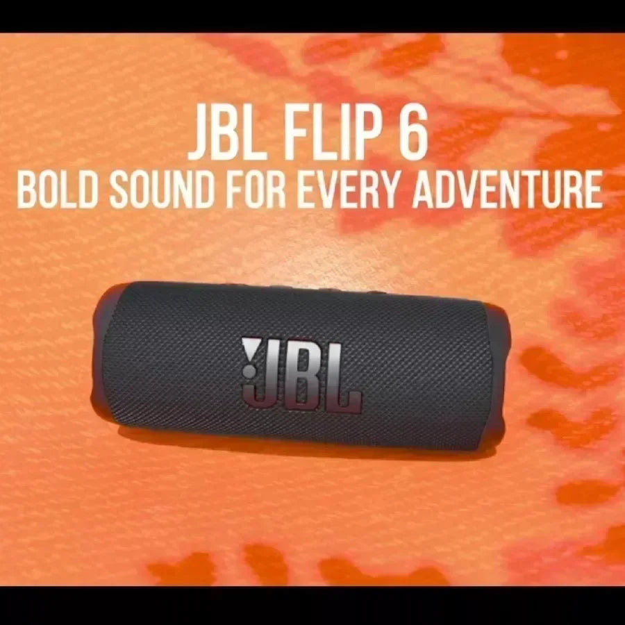 JBL FLIP 6 Wireless Bluetooth Speaker Portable IPX7 FLIP6 Waterproof Outdoor Stereo Bass Music Track Speaker Independent Tweeter