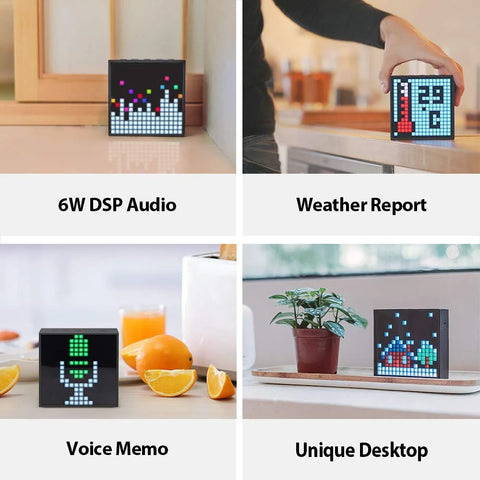 Divoom Timebox Evo – Bluetooth Speaker with Pixel Art LED Display & Clock