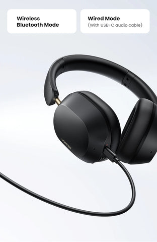 UGREEN Max5c Wireless Bluetooth Headphones ANC 43dB Active Noise Cancellation Hi-Res LDAC 75H Spatial Audio Earphones Headset