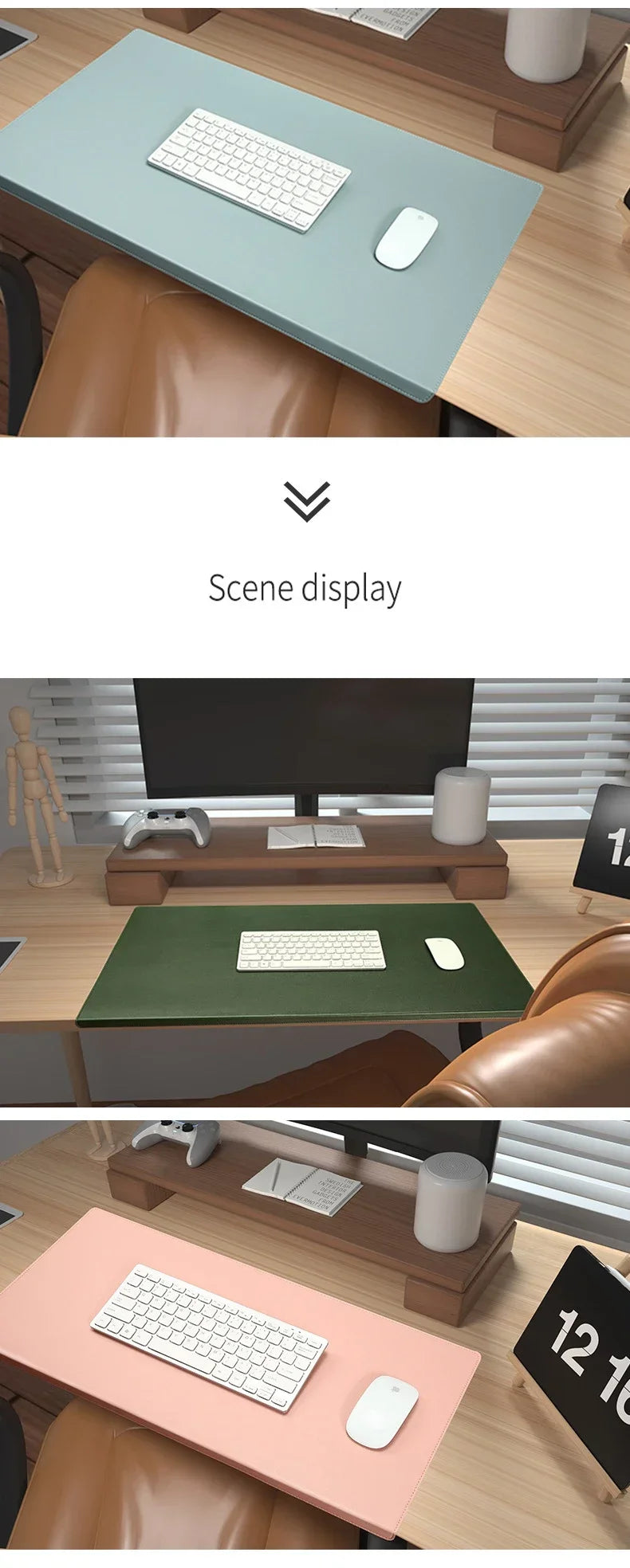 Folding Large Mouse Pad Elbow Guard Wrist Guard Mousepad Office Desk Mat Laptop Computer Desk Pad Gaming Table Mat