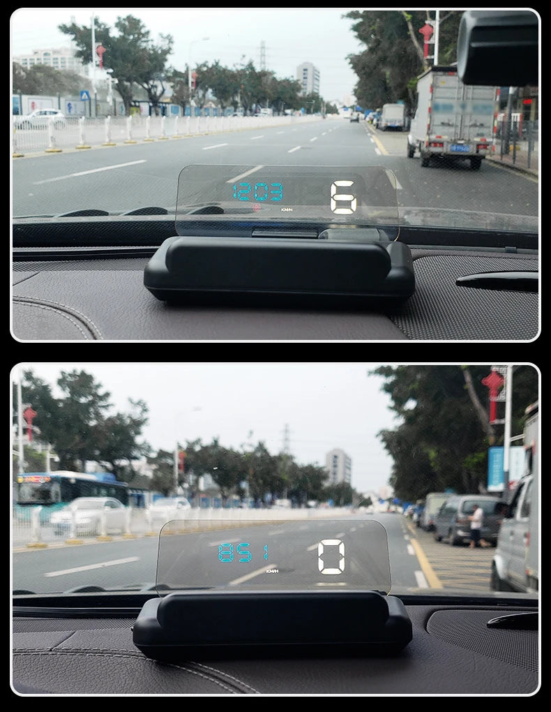 C500 OBD2 T900 GPS HUD Car Head-Up Display OBD Windshield Projector Speedometer Digital Auto Accessories Automotive Electronics