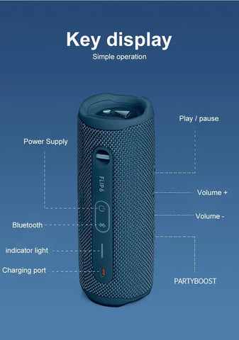 JBL FLIP 6 Waterproof Bluetooth Speaker
