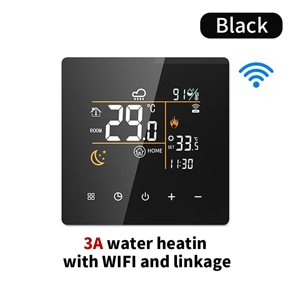 Tuya Smart WiFi Thermostat 3/16/25A Electric Gas Boiler Water Heating Temperature Controller Home Intelligent Heating Accessory