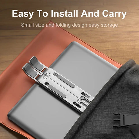 Aluminum Alloy Laptop Holder Stand Adjustable Foldable Portable for Notebook Computer Bracket Lifting  Non-slip Holder