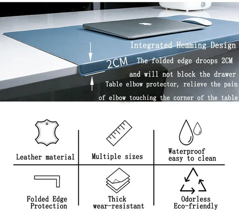 Folding Large Mouse Pad Elbow Guard Wrist Guard Mousepad Office Desk Mat Laptop Computer Desk Pad Gaming Table Mat